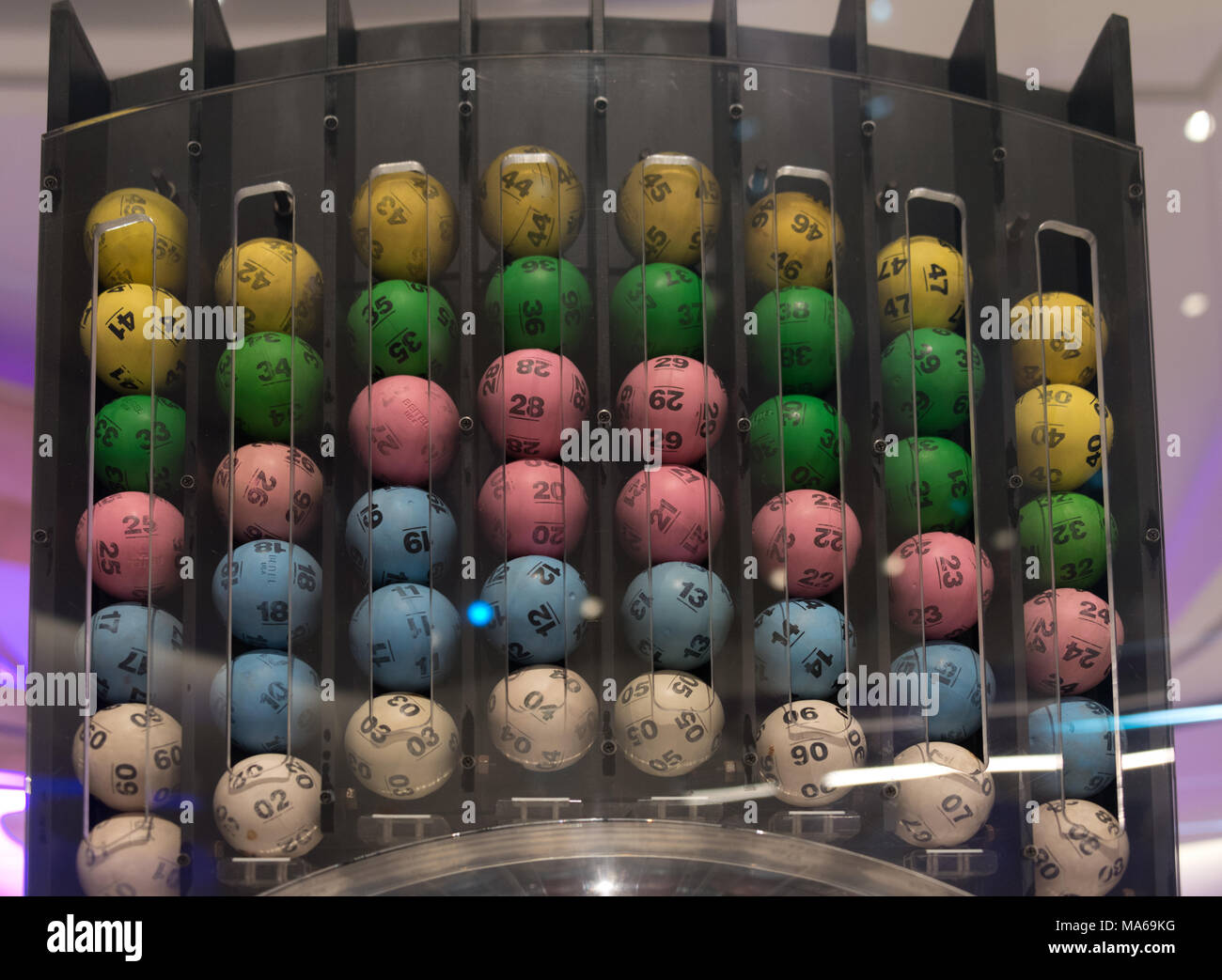 National Lottery Machine Stock Photo Alamy