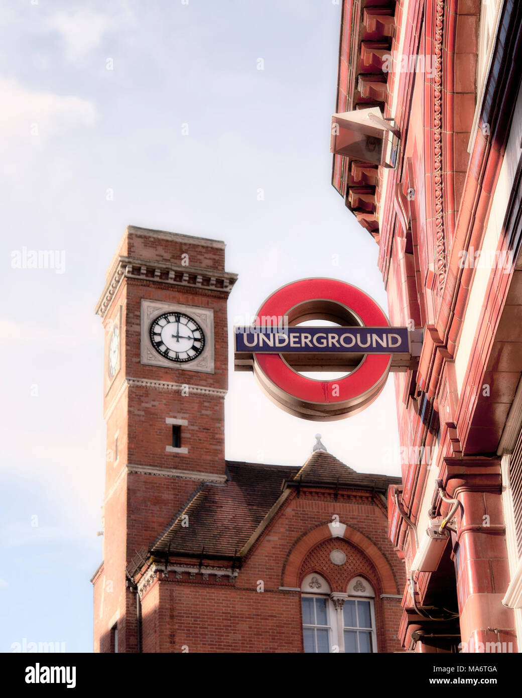 London Underground Tube Station Hampstead Stock Photo Alamy