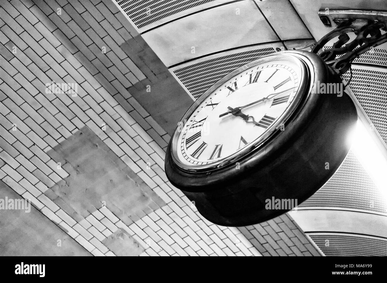 London Underground Tube Station: Lancaster Gate Stock Photo