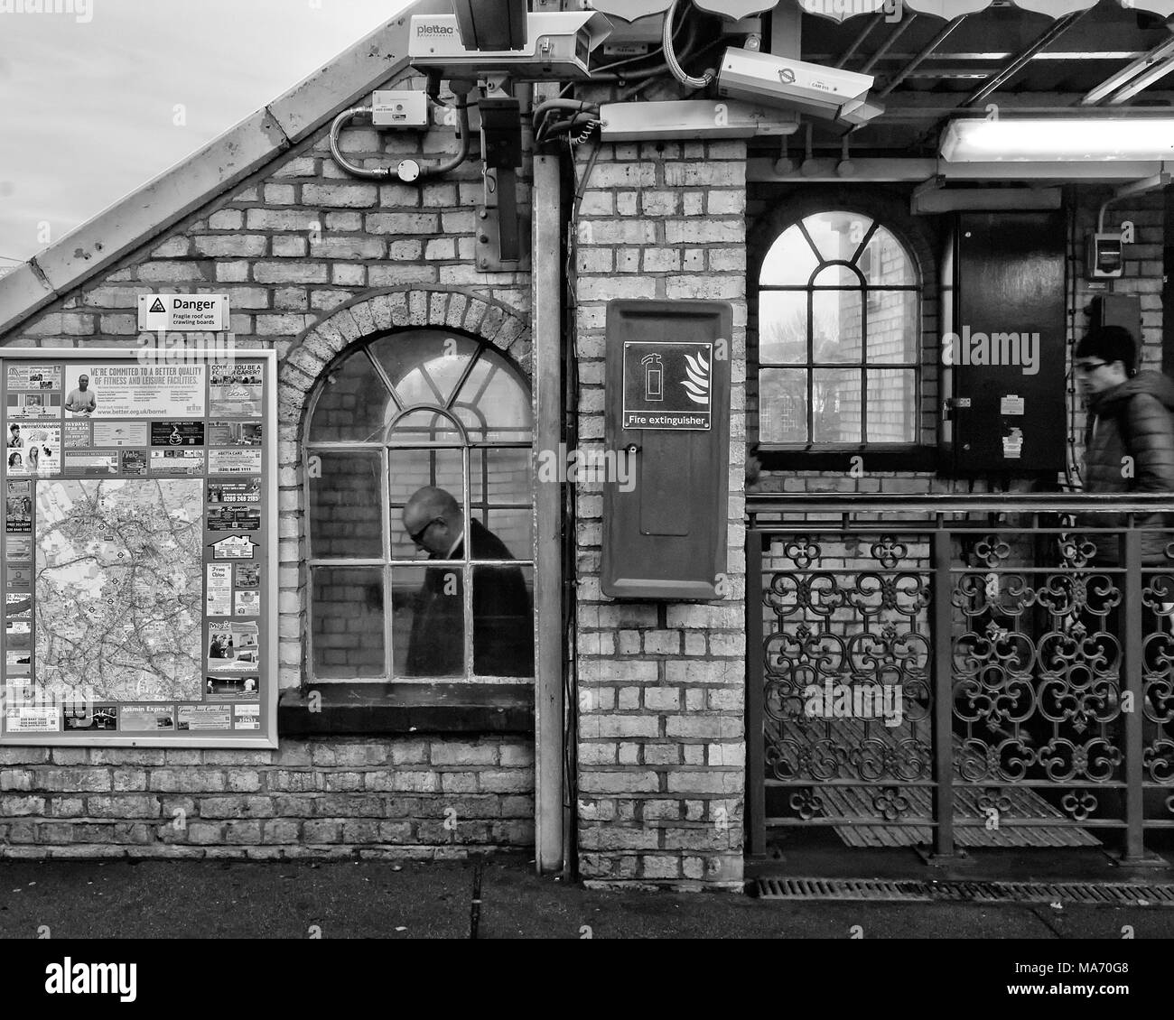London Underground Tube Station Mill Hill East Stock Photo Alamy