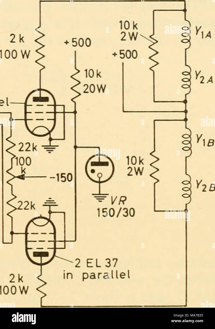 Electronic apparatus for biological research . 2k 100W -2 EL37 in