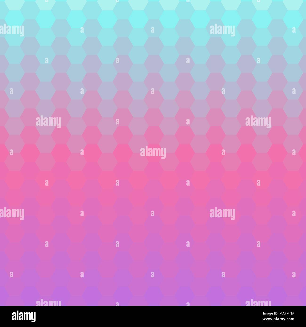 Colorful geometric background based on hexagons, vector illustration Stock Vector