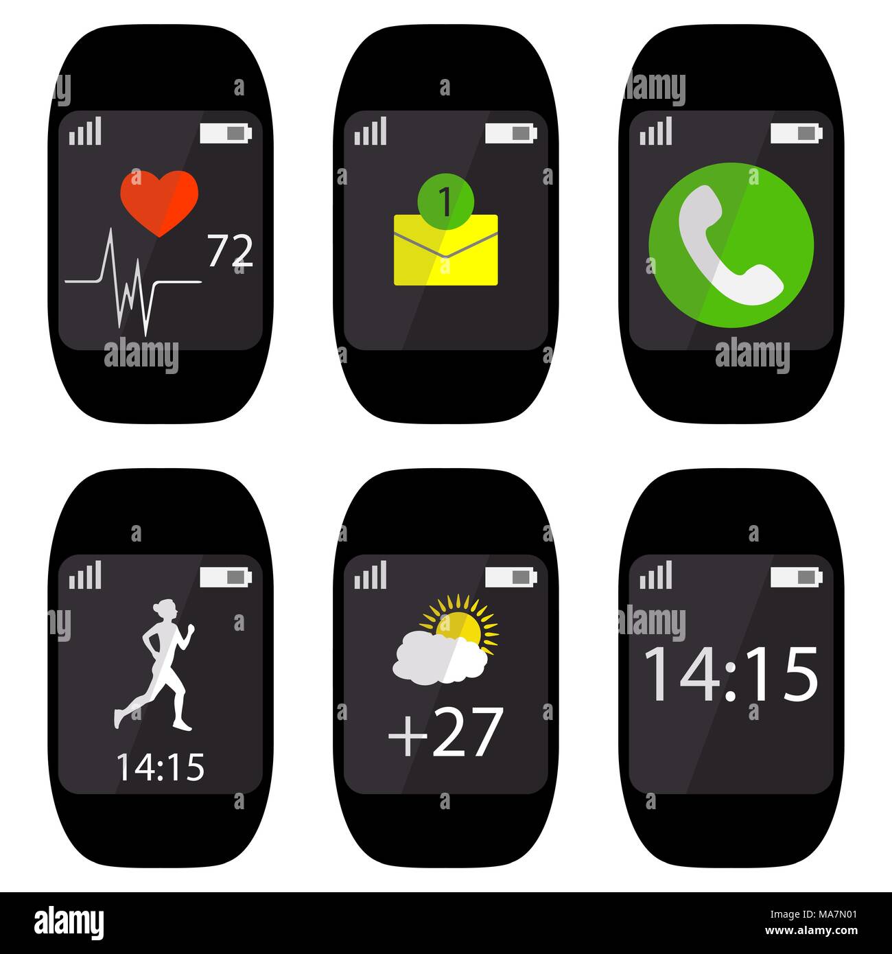 Wrist watch runs 2025 on pulse
