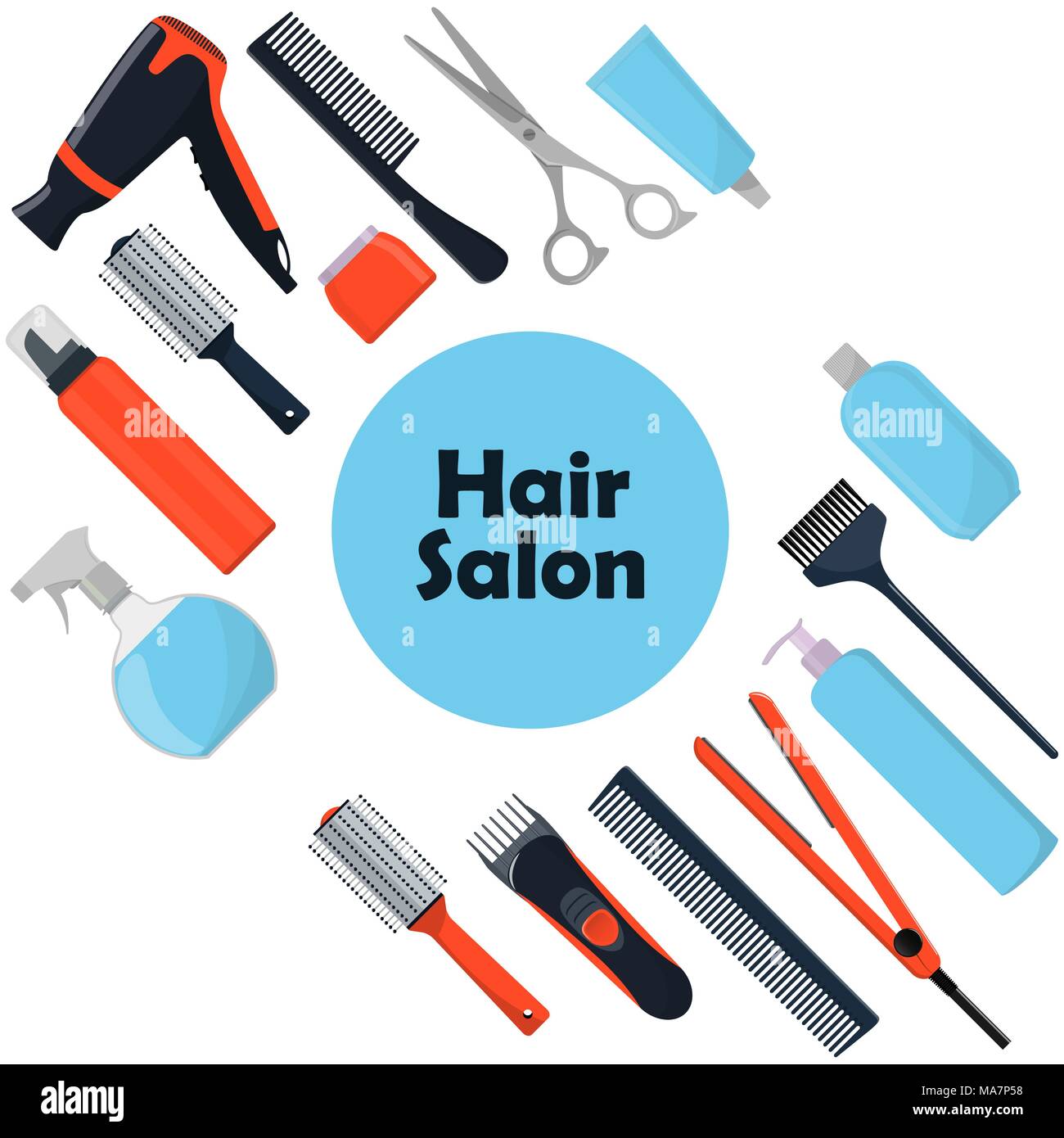 beauty salon tools