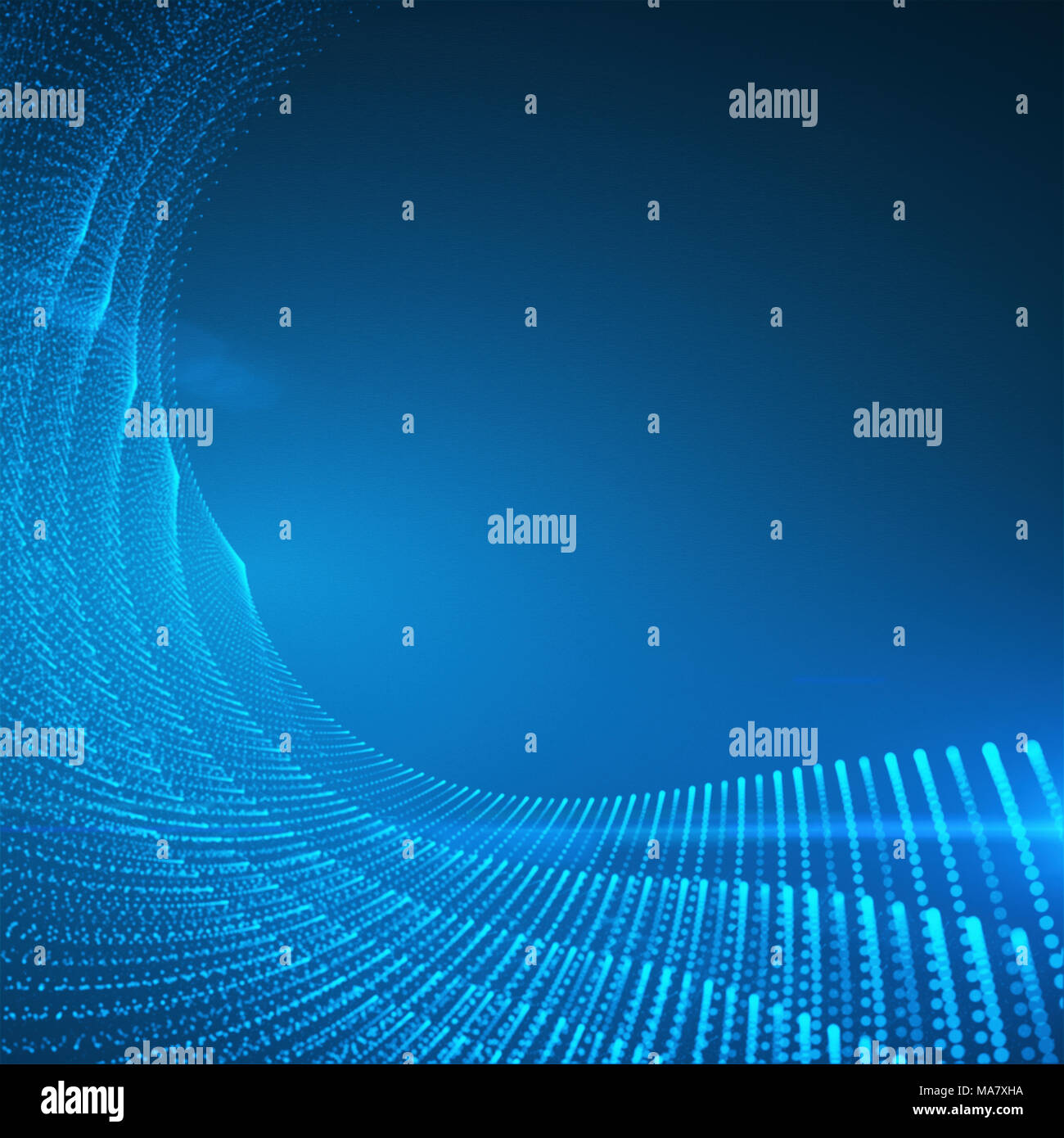 Abstract geometric blue background with twisted lines Stock Photo - Alamy