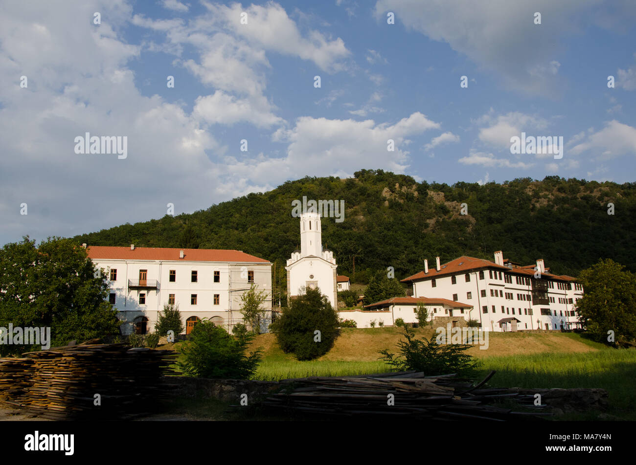 Prohor Pcinjski,Serbia,September 02, 2016: Monastery of Saint Prohor Pcinjski is one of the oldest Serbian Monasteries situated on the border with Rep Stock Photo