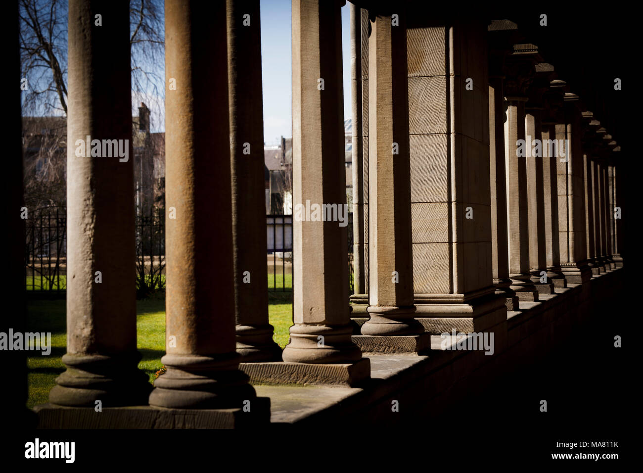 Paisley Abbey & Landmarks  Scotland Stock Photo