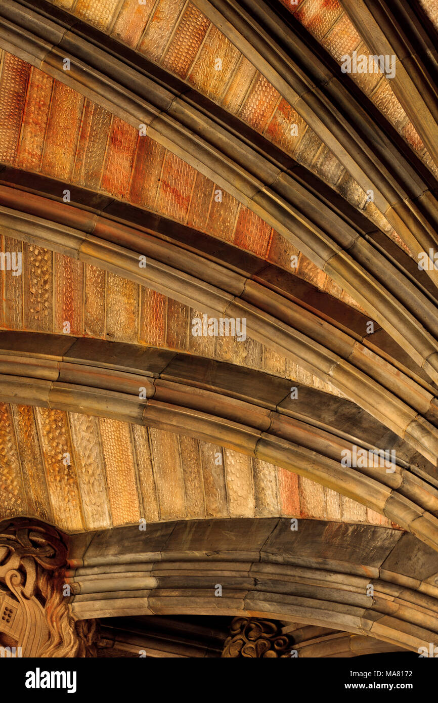 Paisley Abbey & Landmarks  Scotland Stock Photo