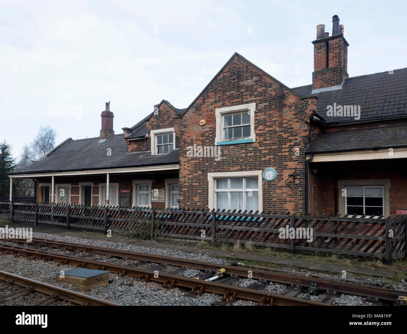 Fomer railway building at Howden Railway Station, Howden, East Riding of Yorkshire, England UK Stock Photo