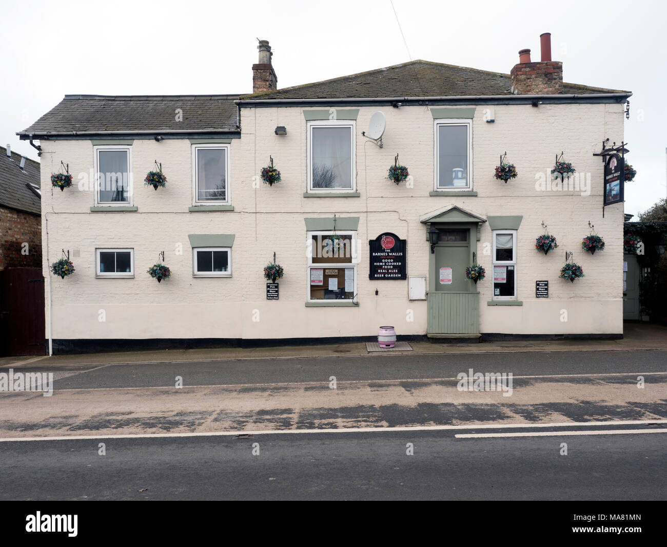 The Barnes Wallis Inn, Station Road, North Howden, East Riding of Yorkshire, England, United Kingdom Stock Photo