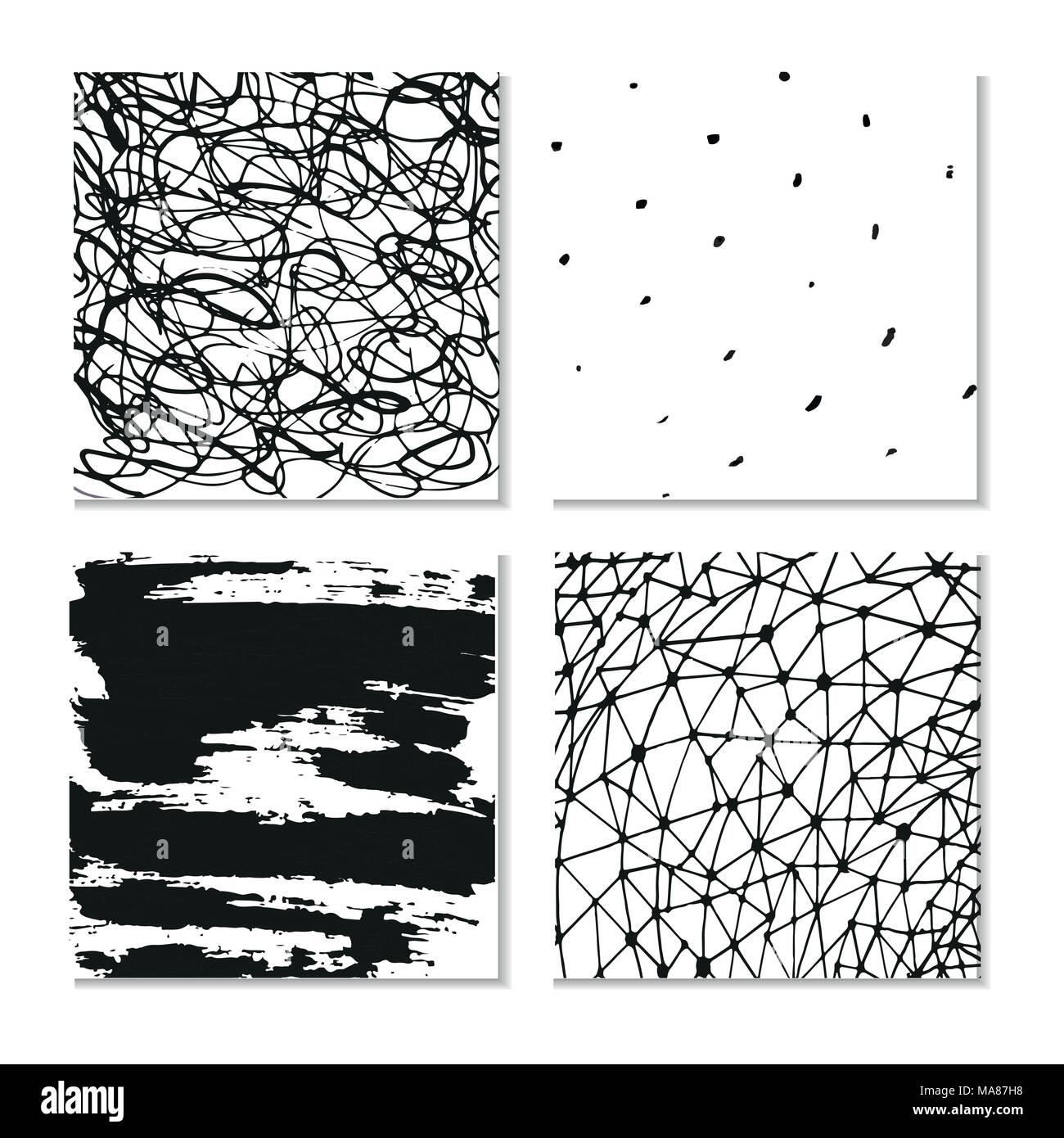 Natural textures ink Stock Vector Images Alamy