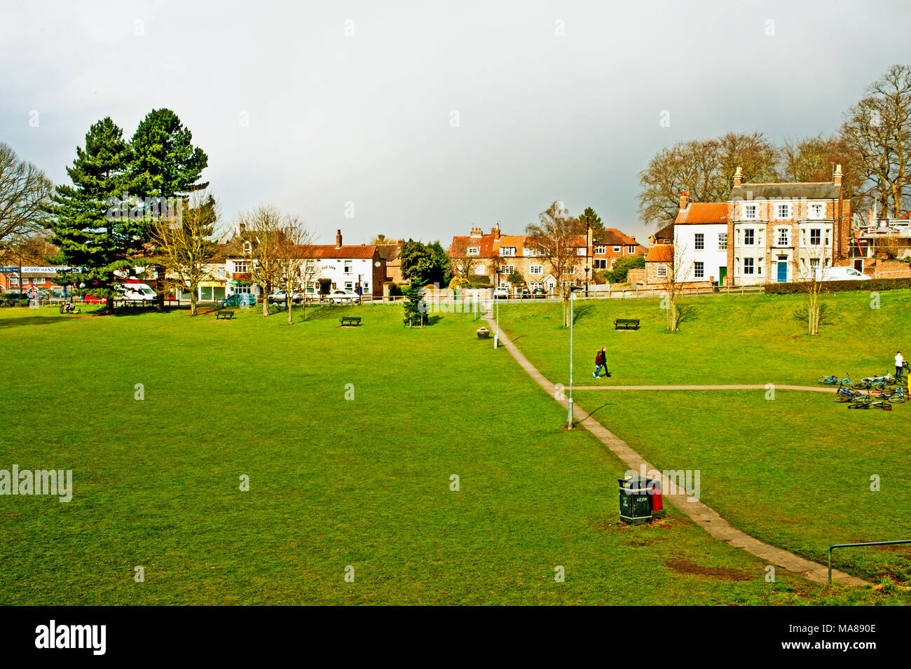 village green, york Stock Photo Alamy