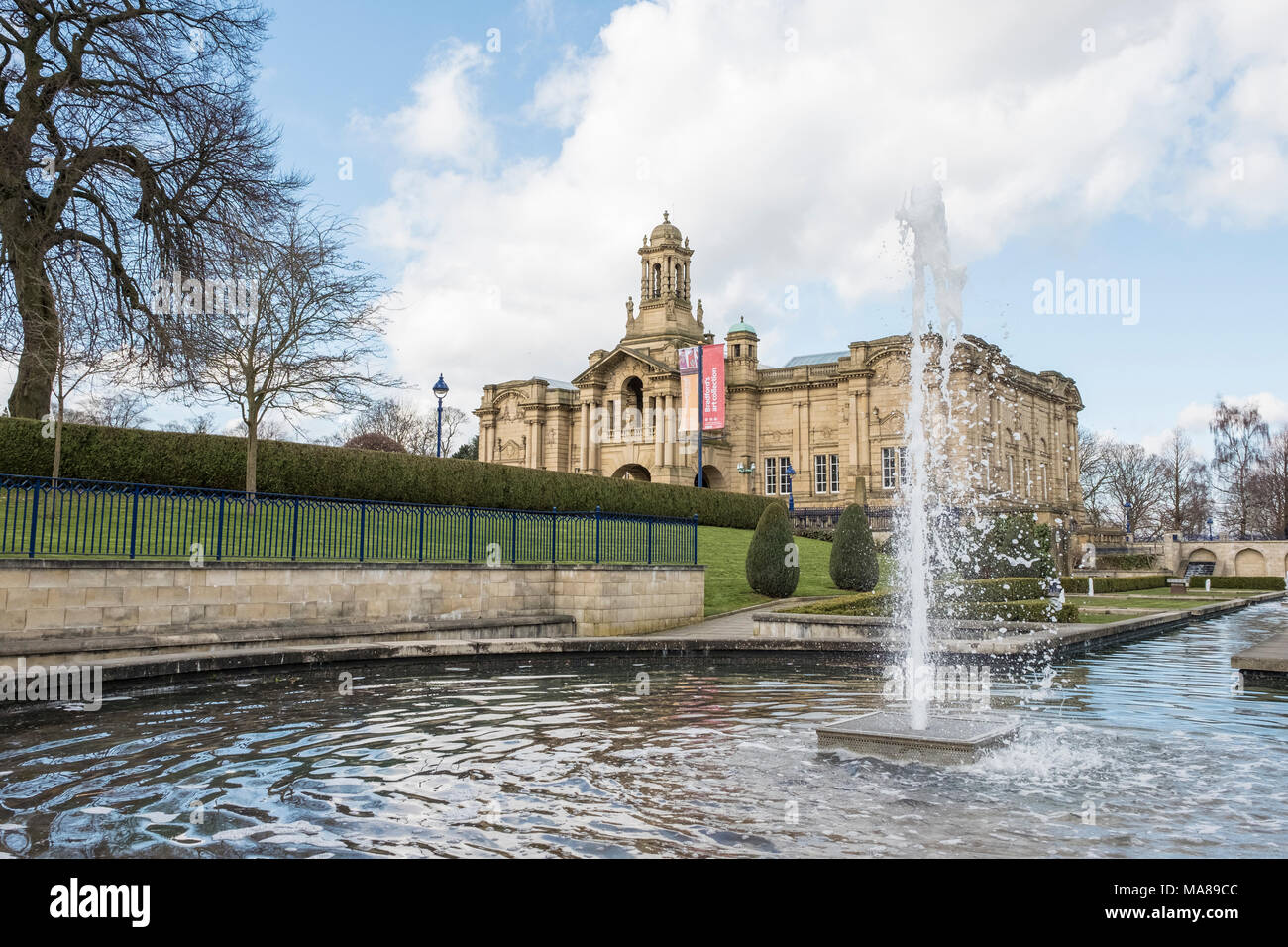 The Mughal Gardens and Cartwright Hall, Lister Park, Bradford, West