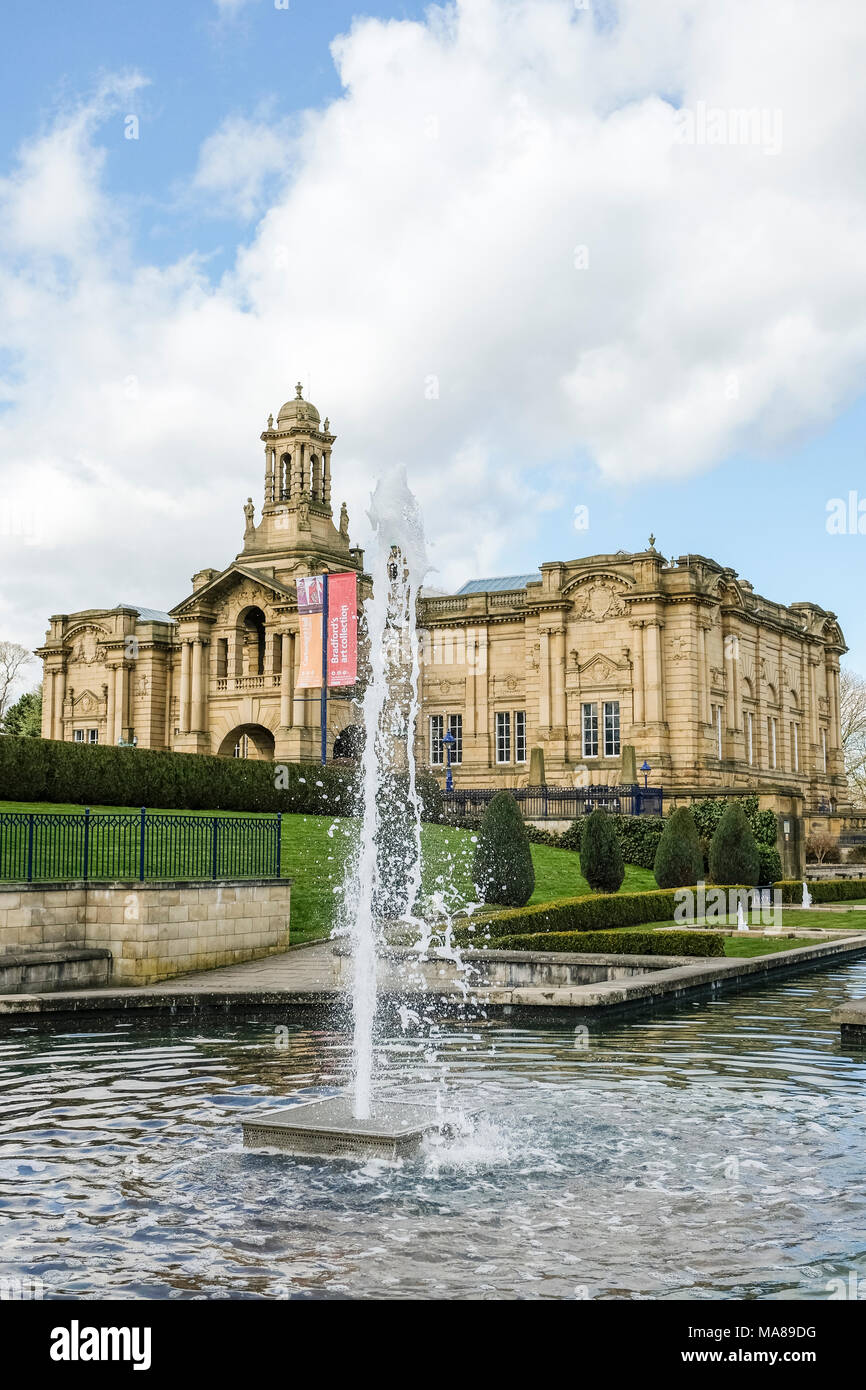 The Mughal Gardens and Cartwright Hall, Lister Park, Bradford, West