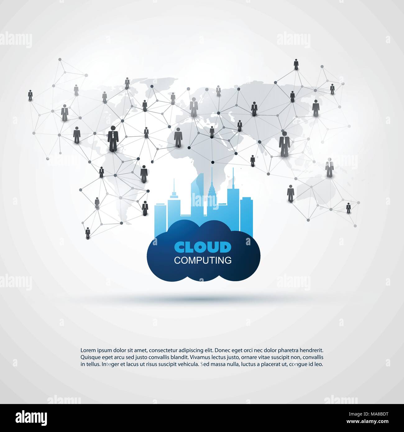 Cloud Computing and Smart City Design Concept - Digital and Business ...