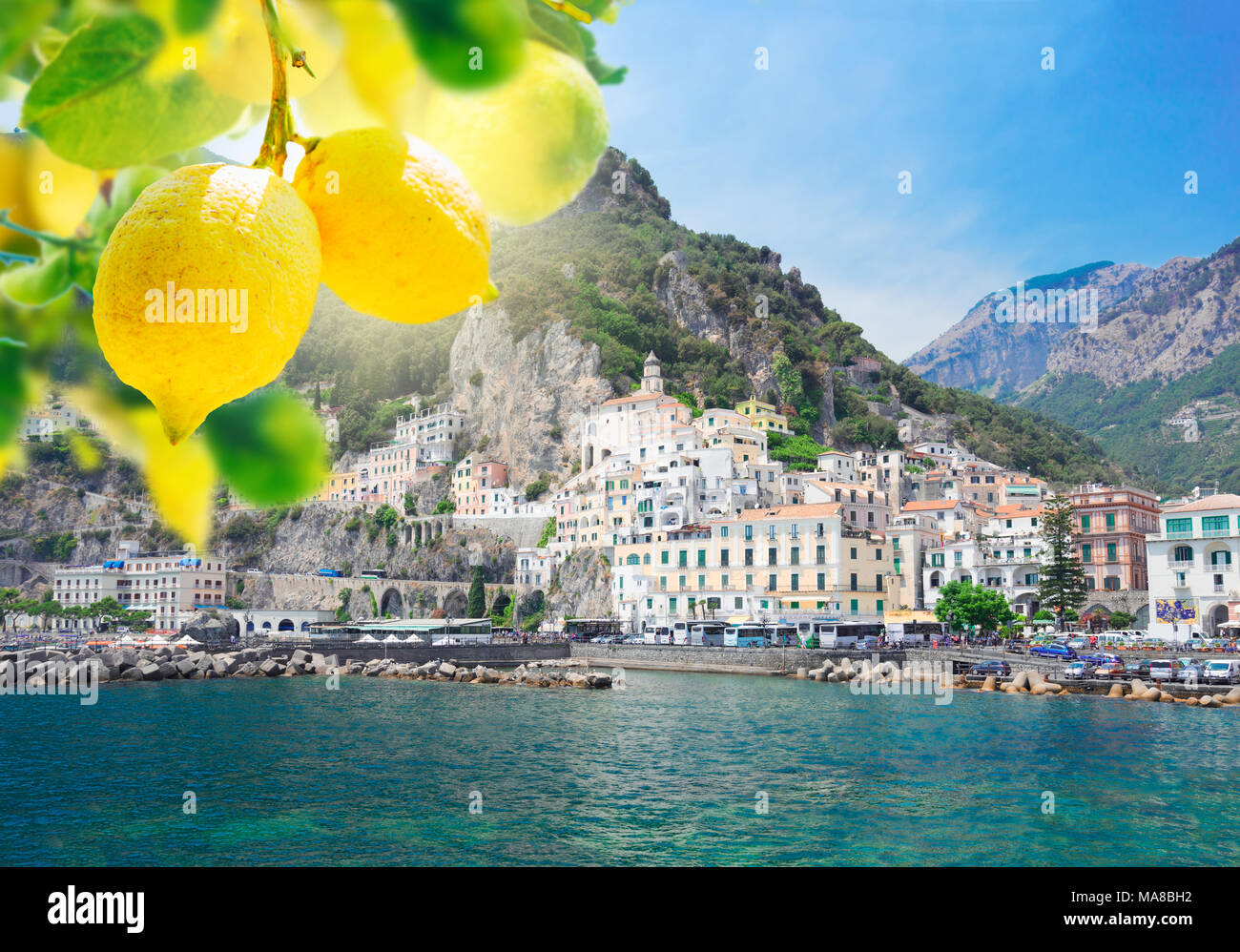 Amalfi coast, Italy Stock Photo