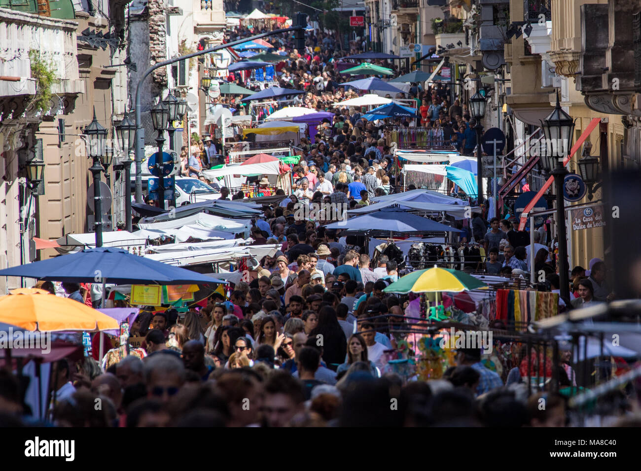 Feria De San Telmo Sunday Market Buenos Aires Argentina Stock Photo feria-de-san-telmo-sunday-market-buenos-aires-argentina-stock-photo