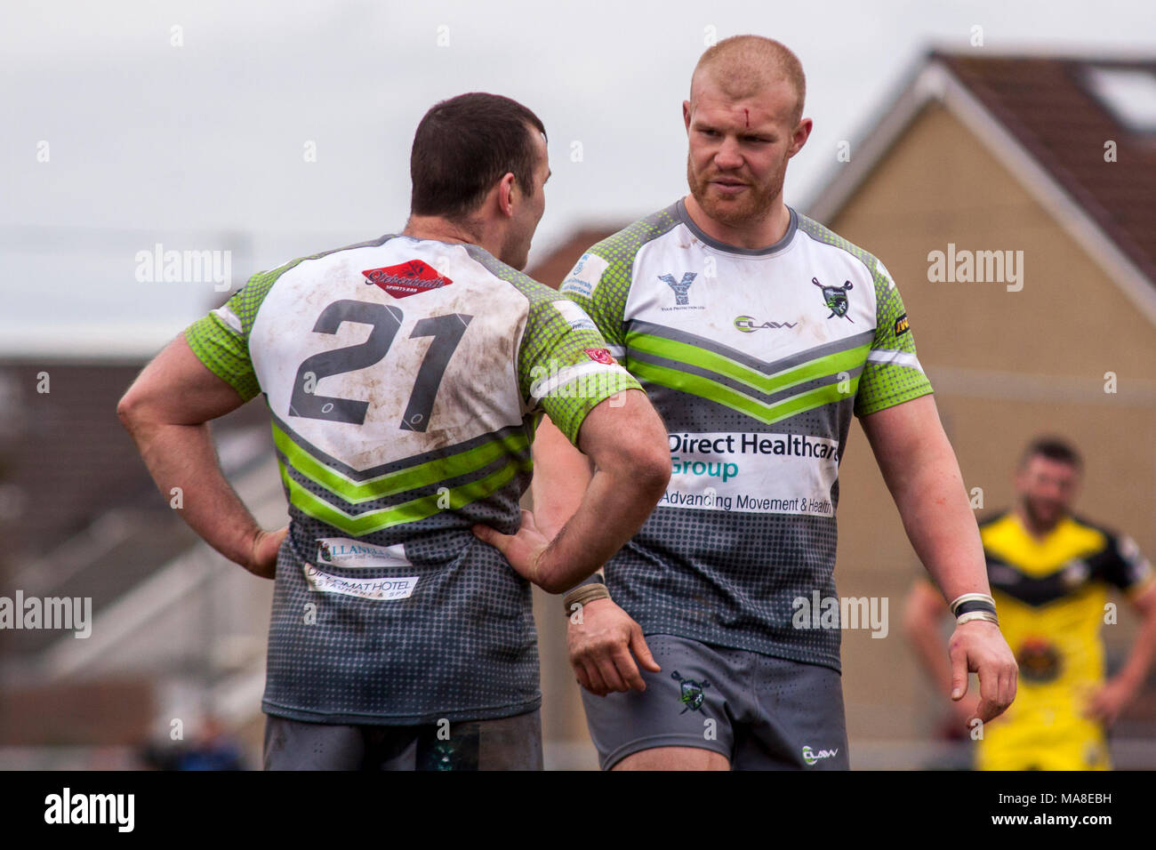 Harrison Elliott Chats With Steven Parry West Wales Raiders 6 54 North Wales Crusaders 30 3 18 Stock Photo Alamy Harrison Elliott Chats With Steven Parry West Wales Raiders 6 54 North Wales Crusaders 30 3 18 Stock Photo Alamy