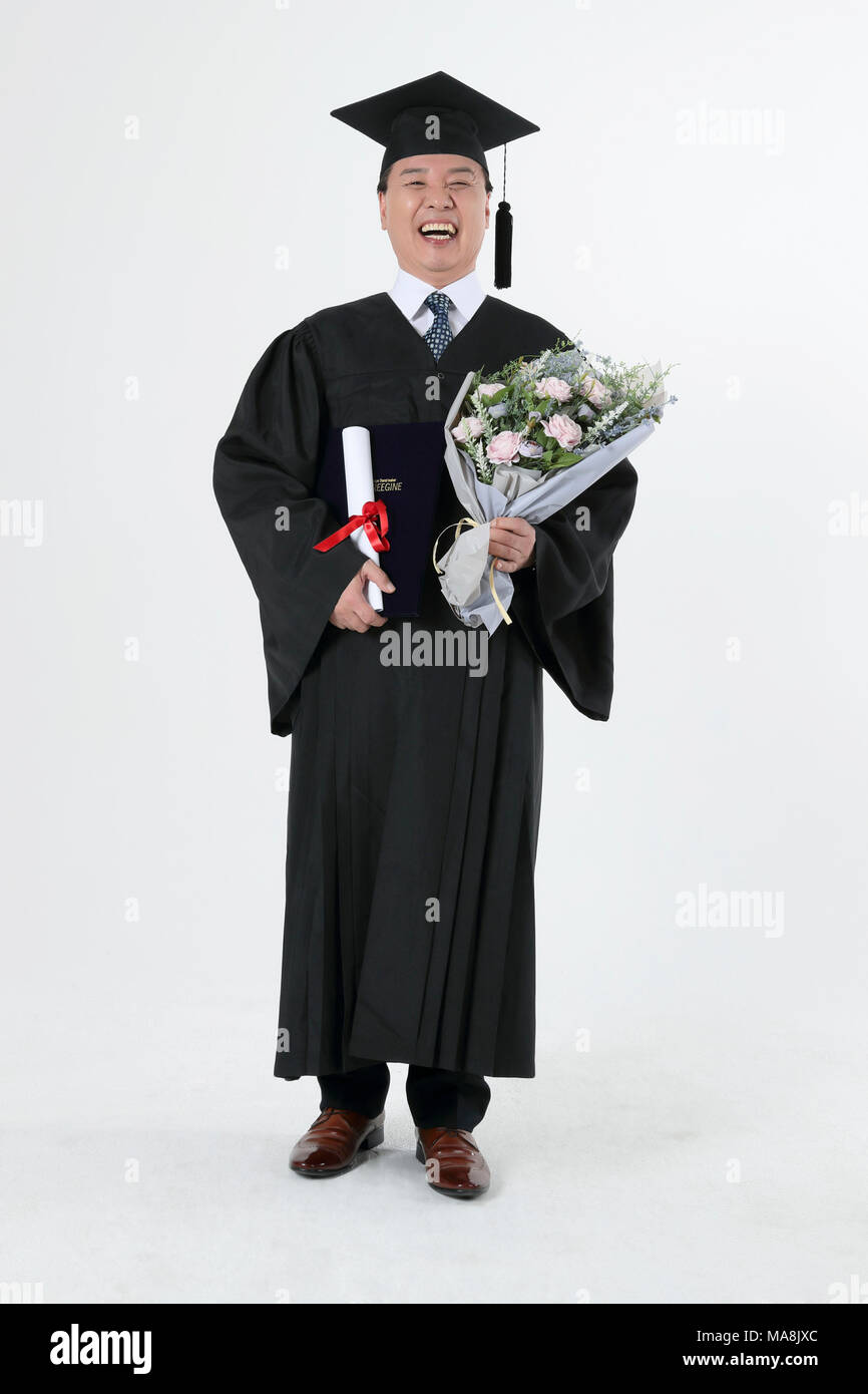 Middle aged person graduation hi-res stock photography and images - Alamy