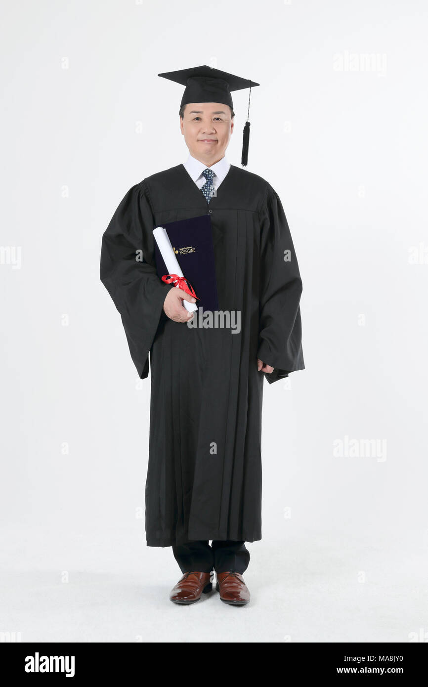 Middle aged person graduation hi-res stock photography and images - Alamy