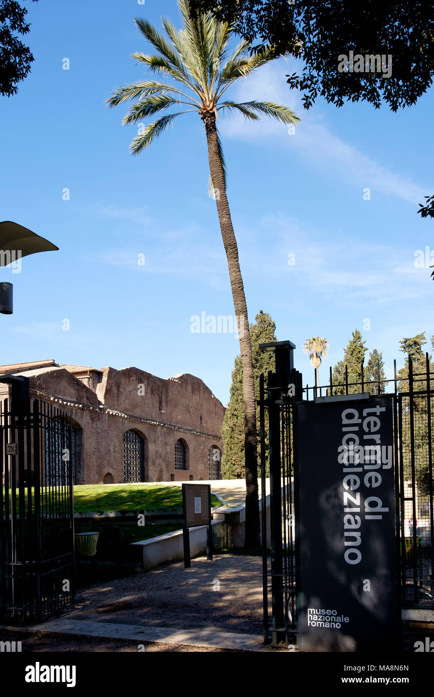 Museo Nazionale Romano, Terme di Diocleziano - National Roman Museum, The Baths of Diocletian Stock Photo