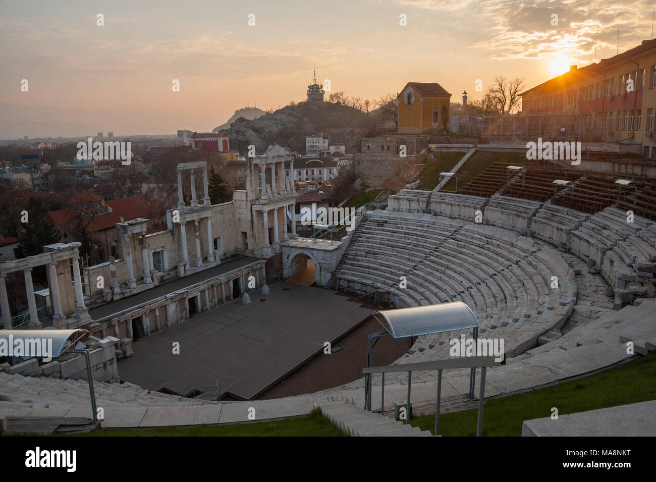 Plovdiv Amphitheater Bulgaria Stock Photo - Alamy