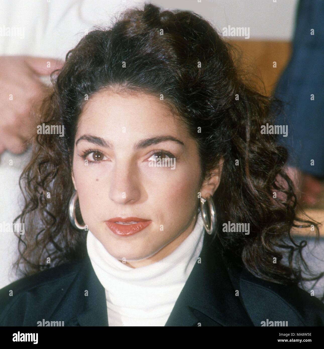 Gloria Estefan 1989 Photo By John Barrett/PHOTOlink. Stock Photo