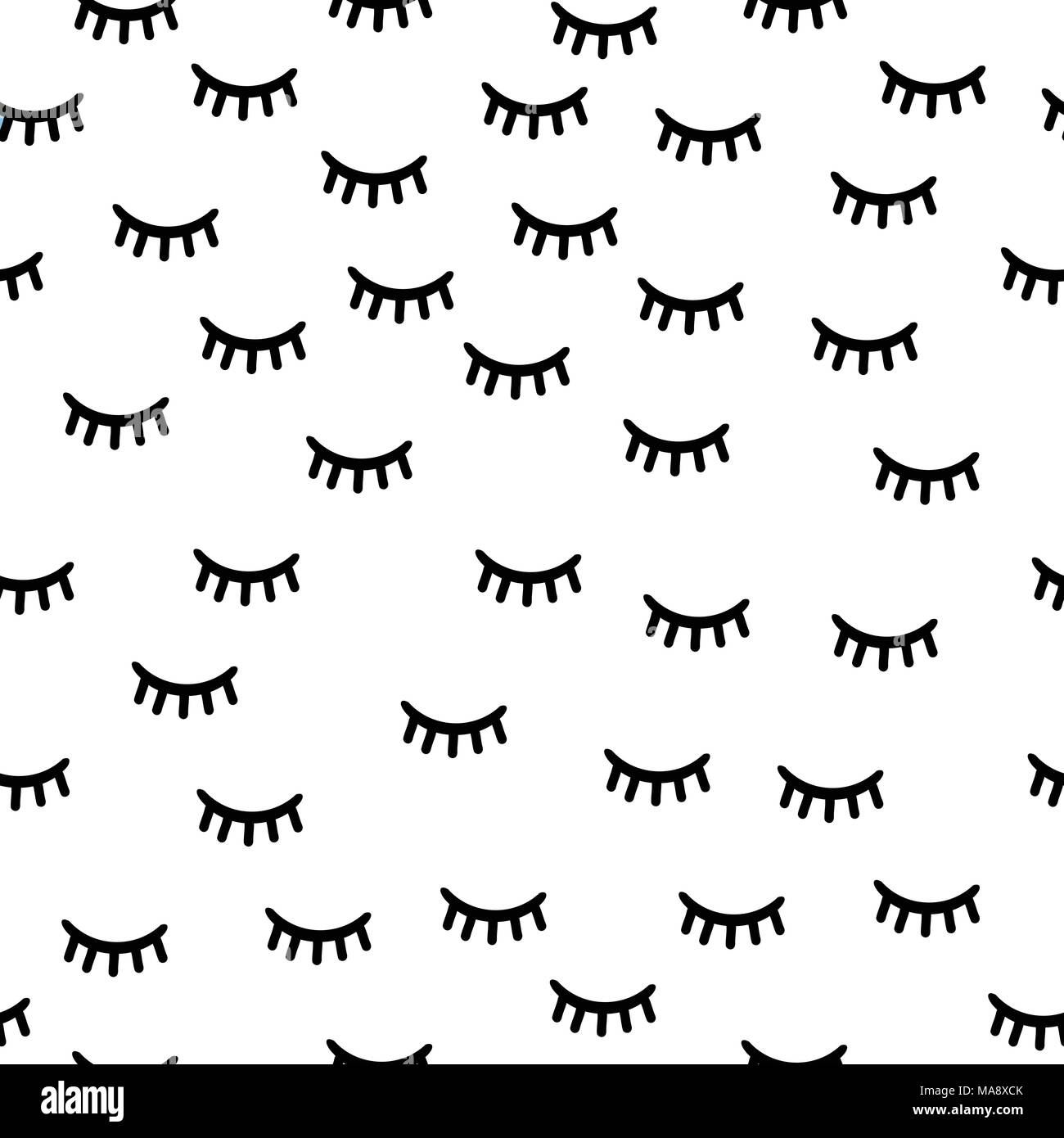 Eyes closed graphic Black and White Stock Photos & Images Alamy