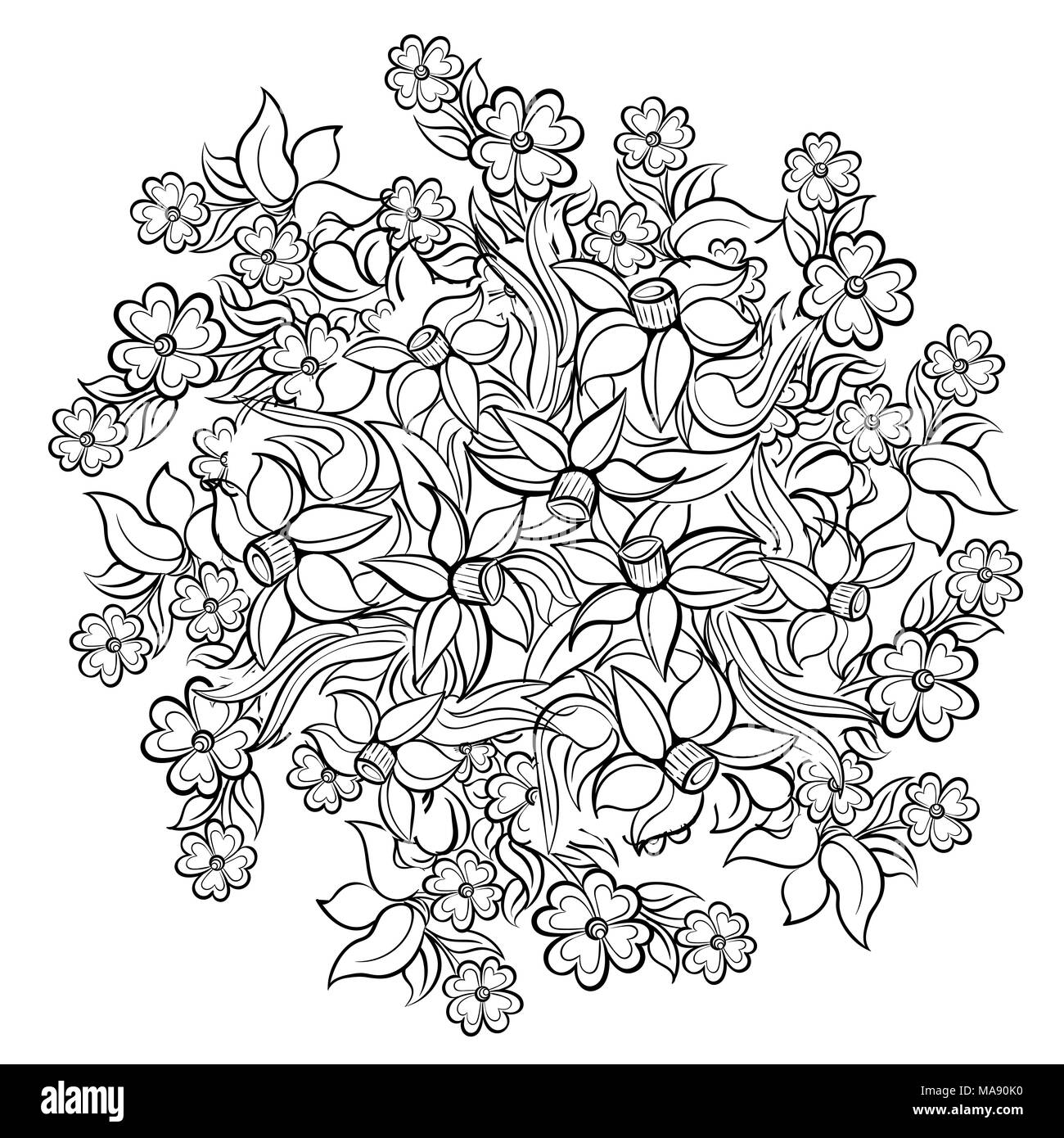 Flower Tattoo Stencils Vector Images over 1900