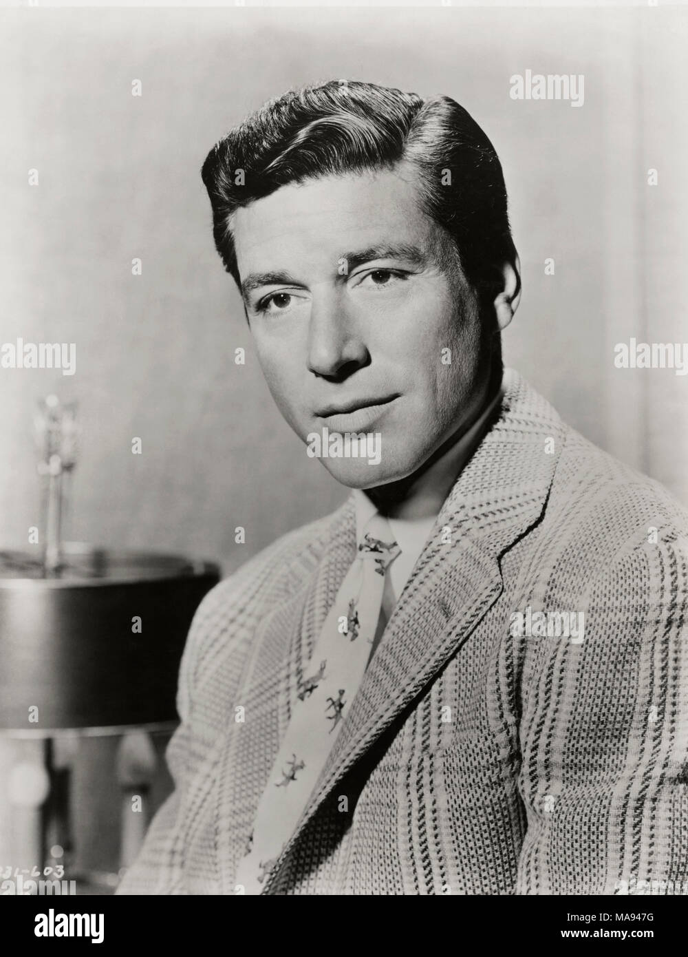 Actor Efrem Zimbalist, Jr., Publicity Portrait, 1950's Stock Photo