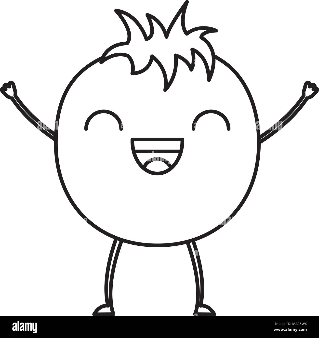 Page 2 Tomato Vegetable Cartoon Illustration High Resolution Stock Photography And Images Alamy