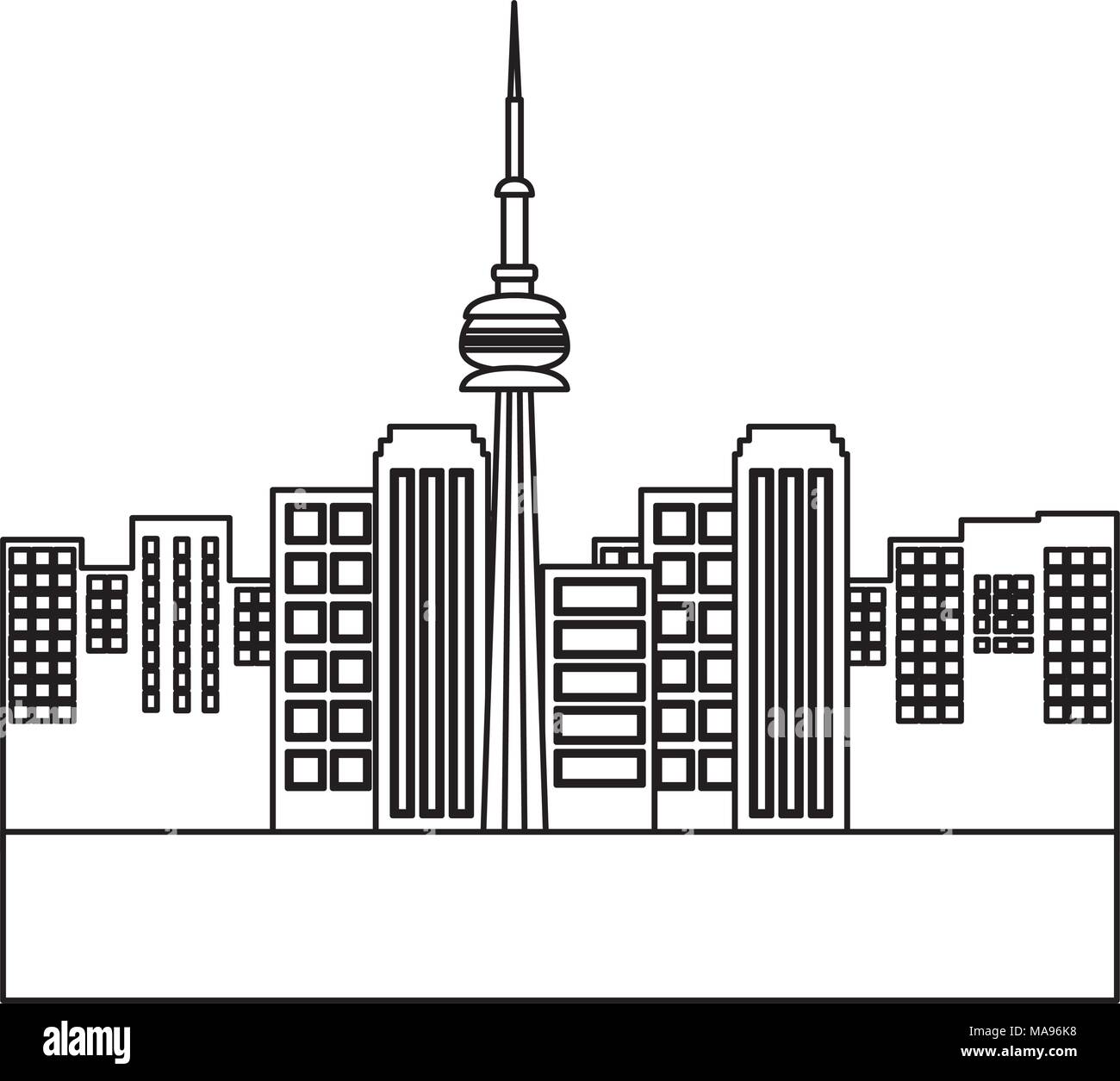 City Toronto Canada Building Landmark Stock Vector Image Art Alamy City Toronto Canada Building Landmark Stock Vector Image Art Alamy