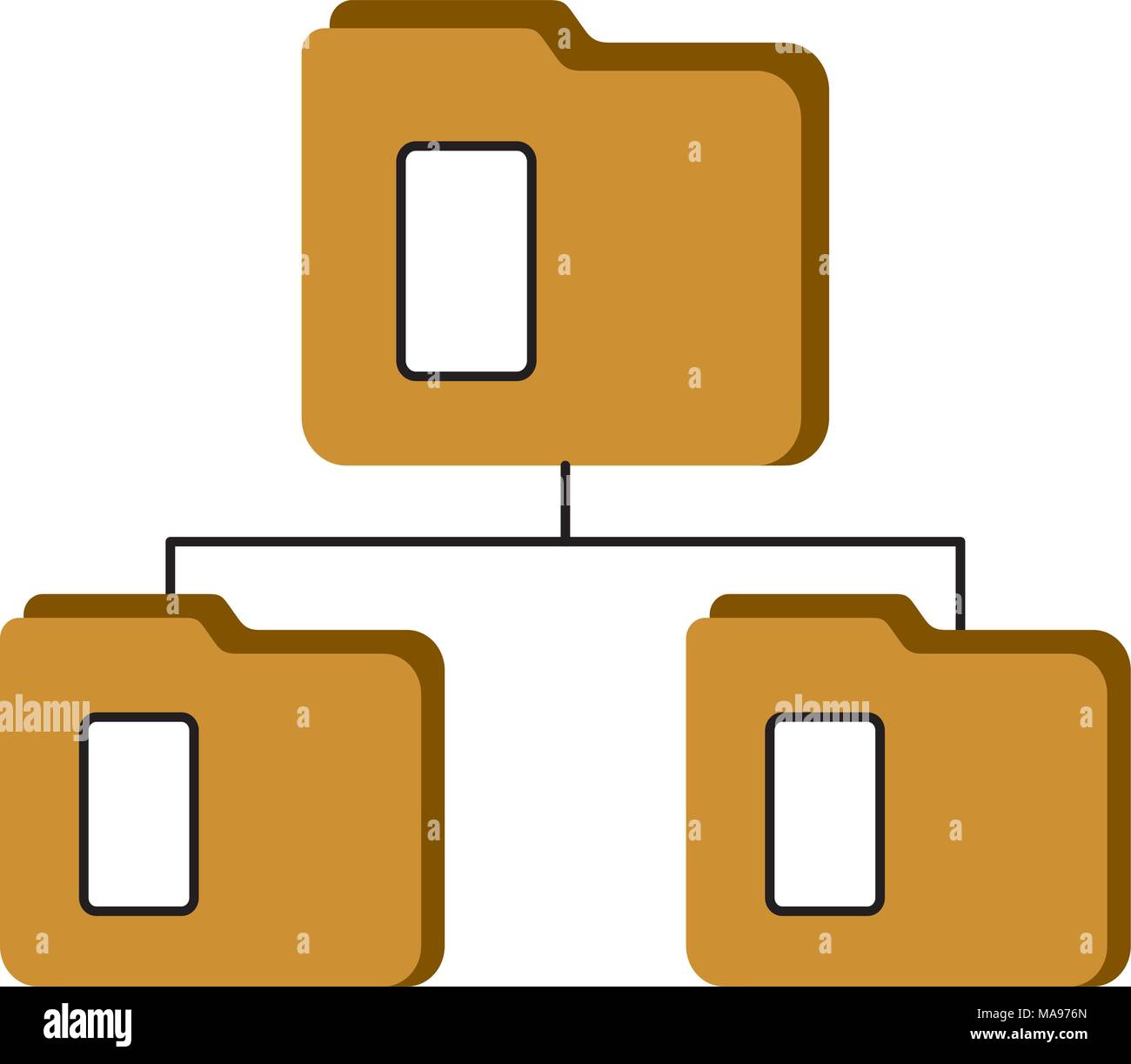 digital connection folder file document data Stock Vector Image & Art ...