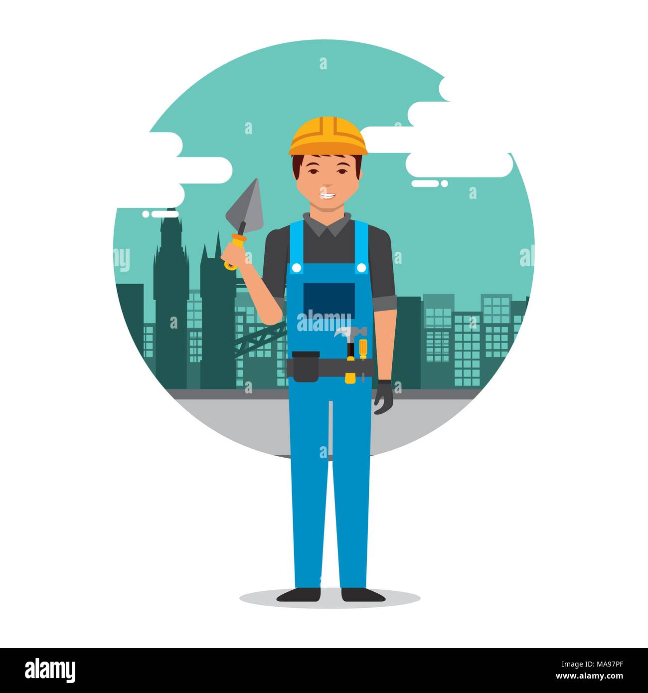 construction people workers Stock Vector Image & Art - Alamy