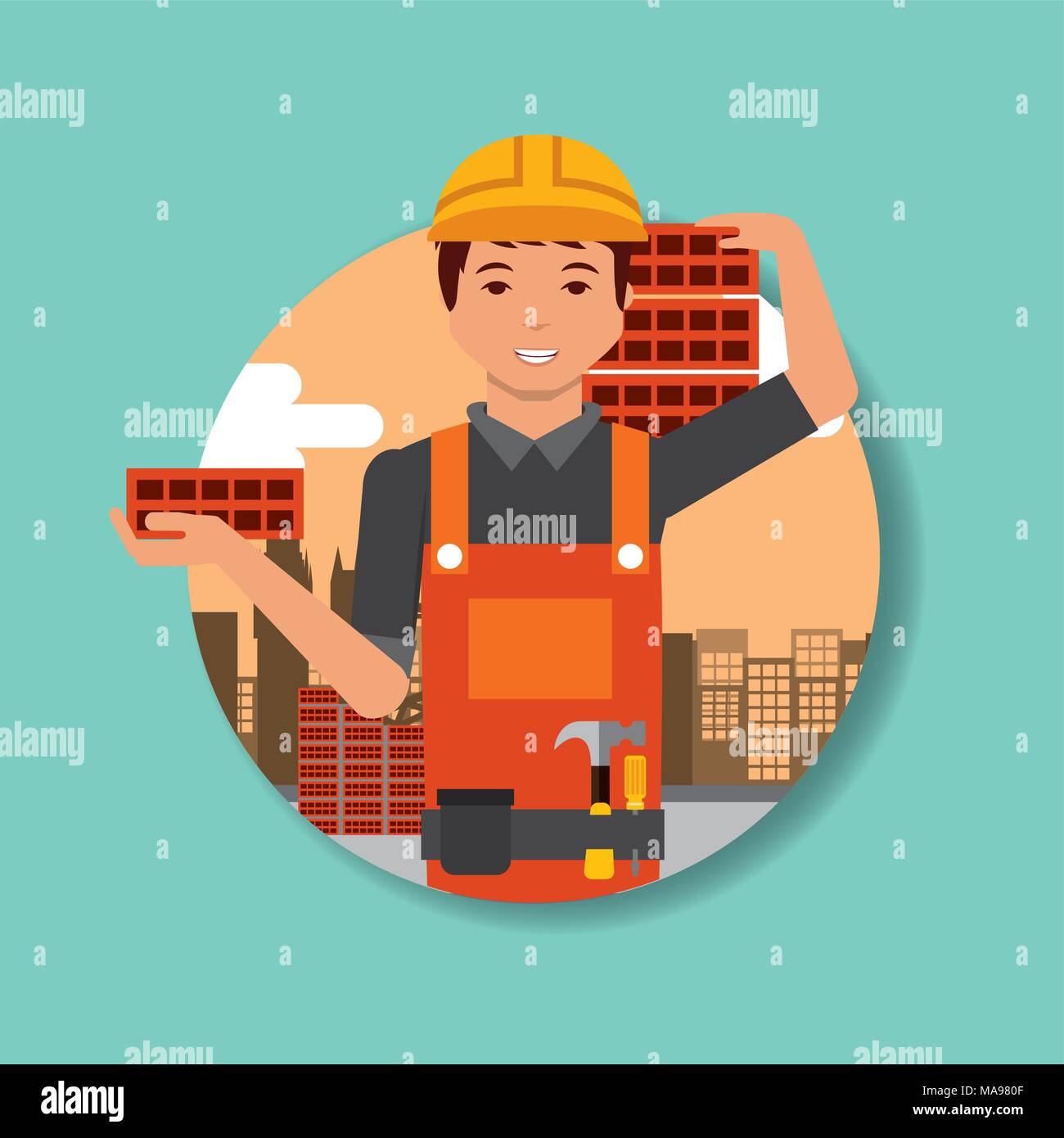 construction people workers Stock Vector Image & Art - Alamy