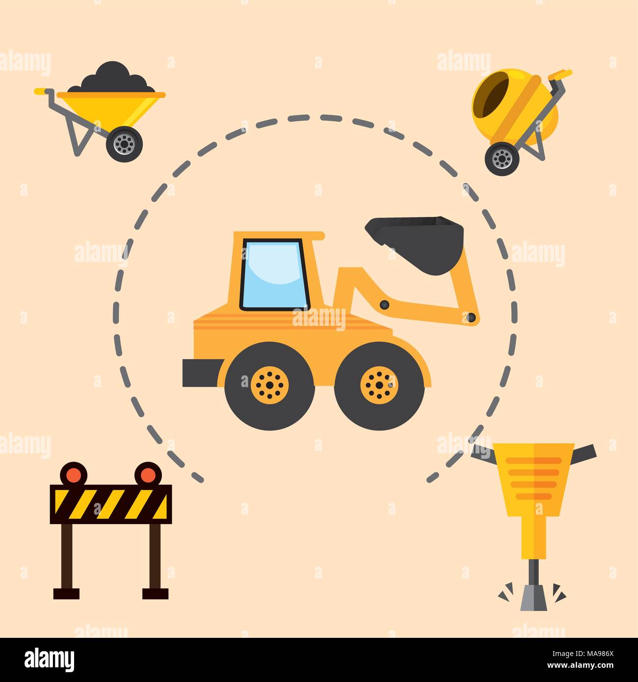 construction tools equipment Stock Vector Image & Art - Alamy