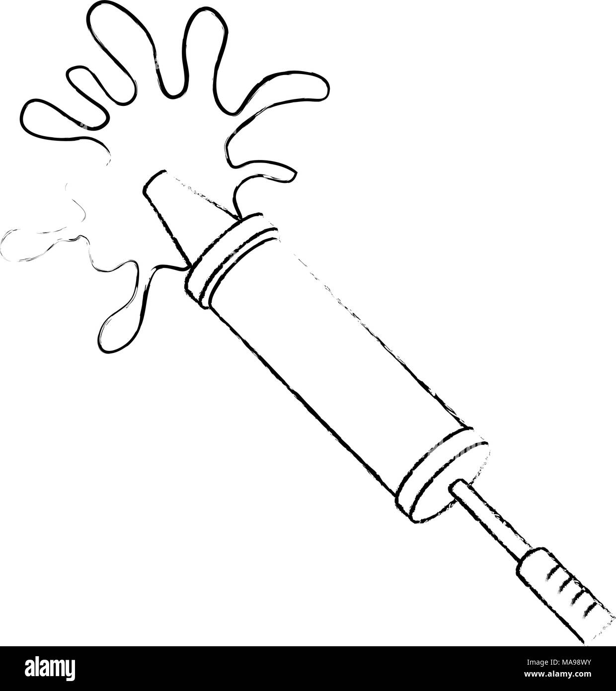 Spray foam gun Black and White Stock Photos & Images Alamy