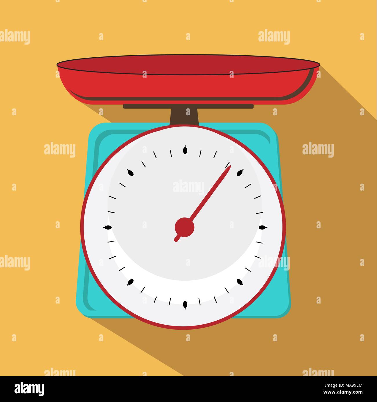 Weight Scale icon. Illustration of a domestic weigh-scale Stock Vector  Image \u0026 Art - Alamy, image size:1300x1388