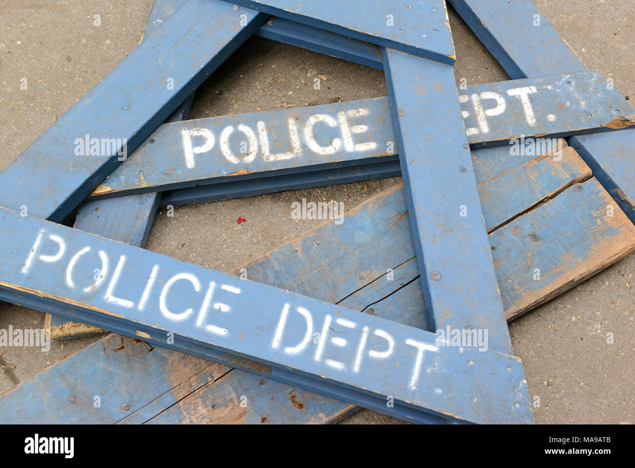 Stenciled lettering hi-res stock photography and images - Alamy