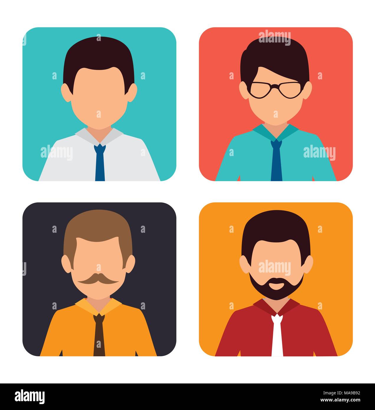 Business people and employee graphic design, vector illustration Stock ...