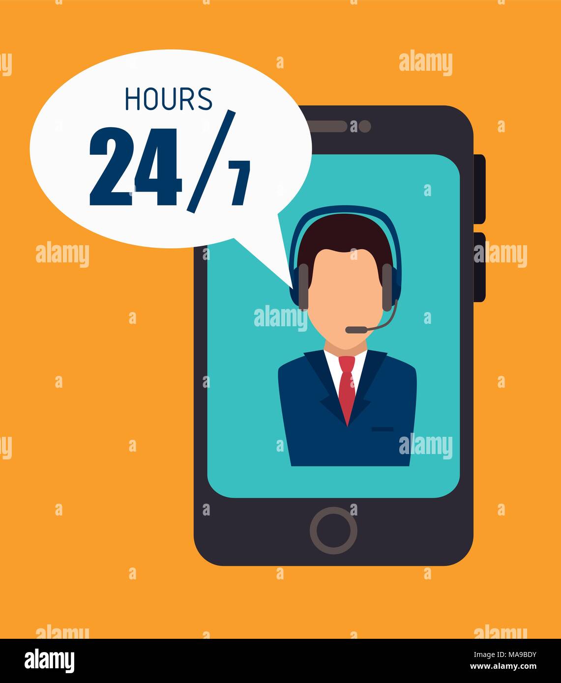 Cartoon phone Stock Vector Images - Alamy