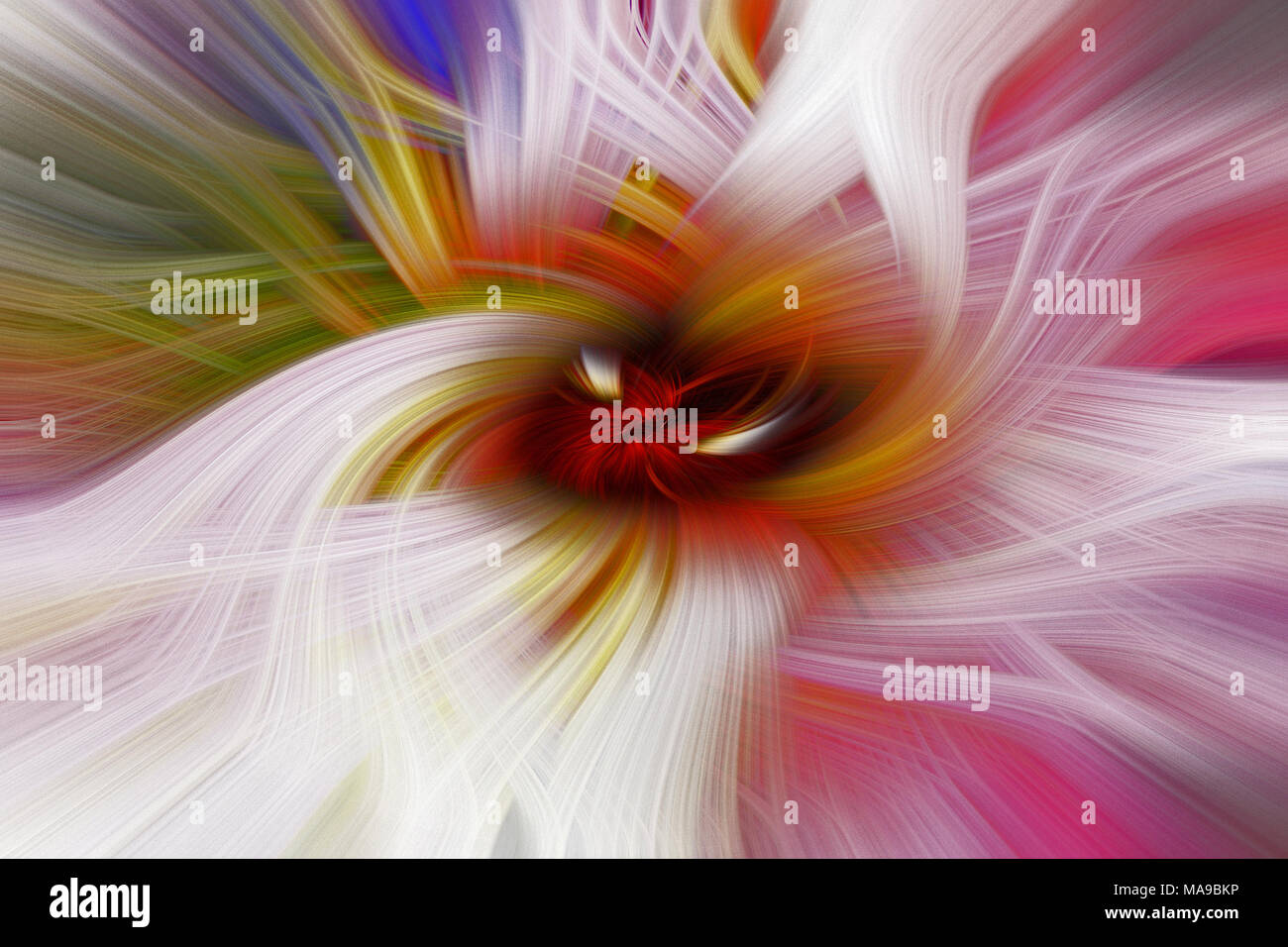 many different swirling lines Stock Photo