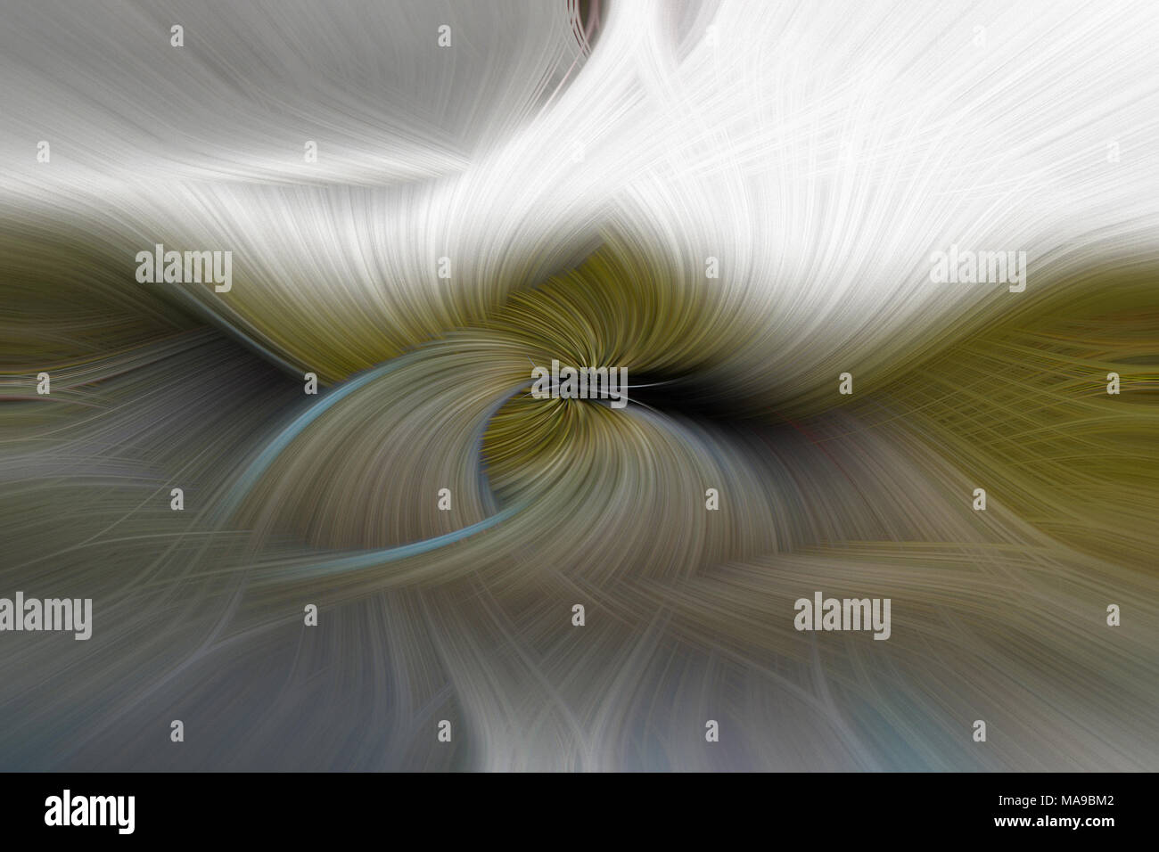 white lines moving and swirling Stock Photo