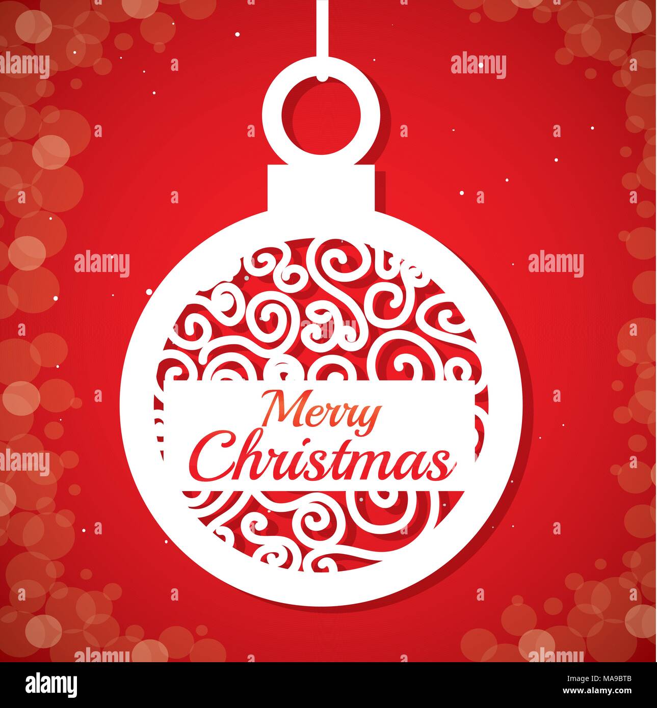 Merry christmas card design Stock Vector Image & Art - Alamy