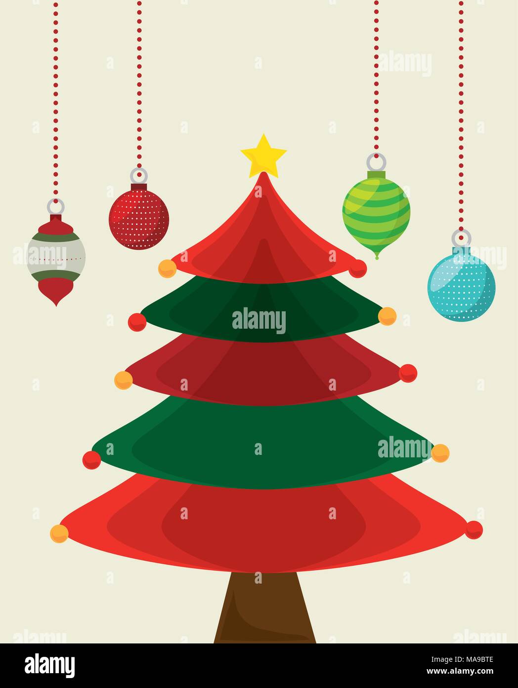 Merry christmas card design Stock Vector Image & Art - Alamy