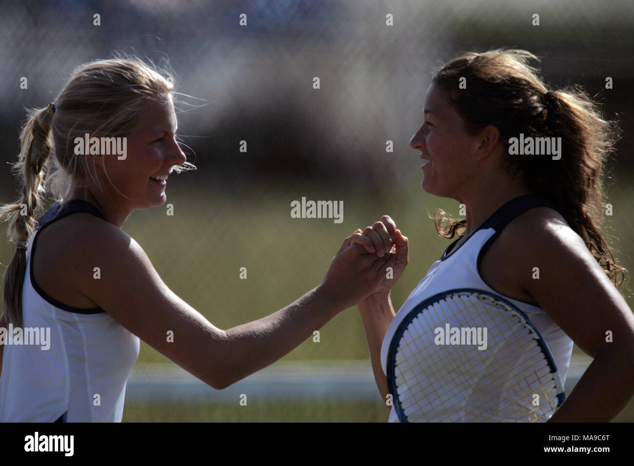 PBAU Women's Tennis vs. Mass Stock Photo