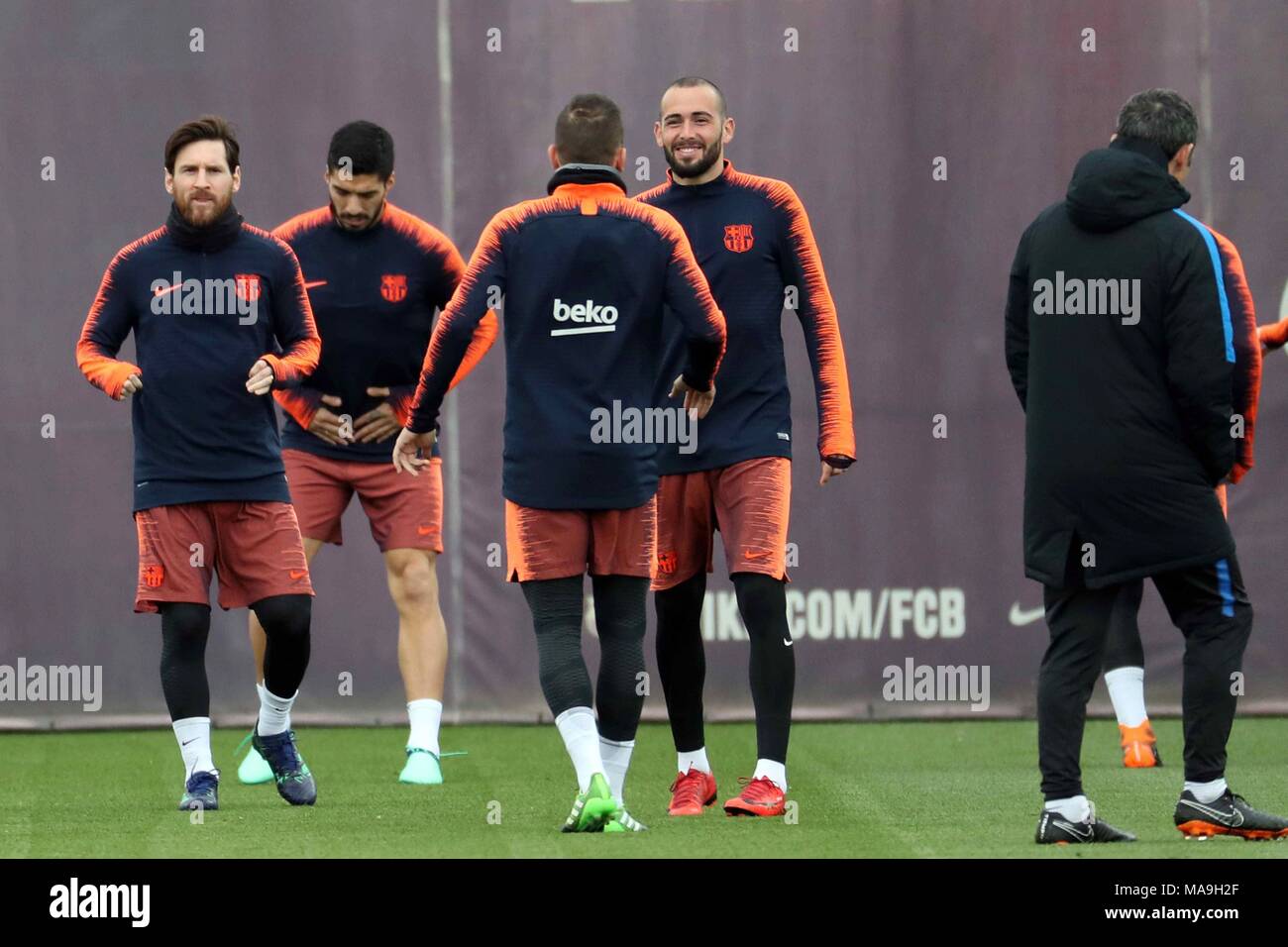barcelona training jacket 2018