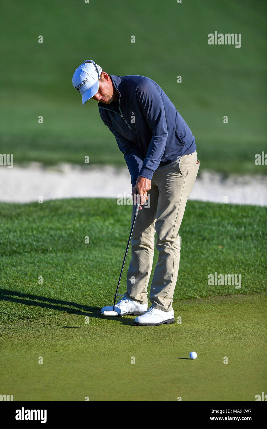 Humble, Texas, USA. 30th Mar, 2018. Andrew Putnam during the Houston Open at the Golf Club of Houston in Humble, Texas. Chris Brown/CSM/Alamy Live News Stock Photo