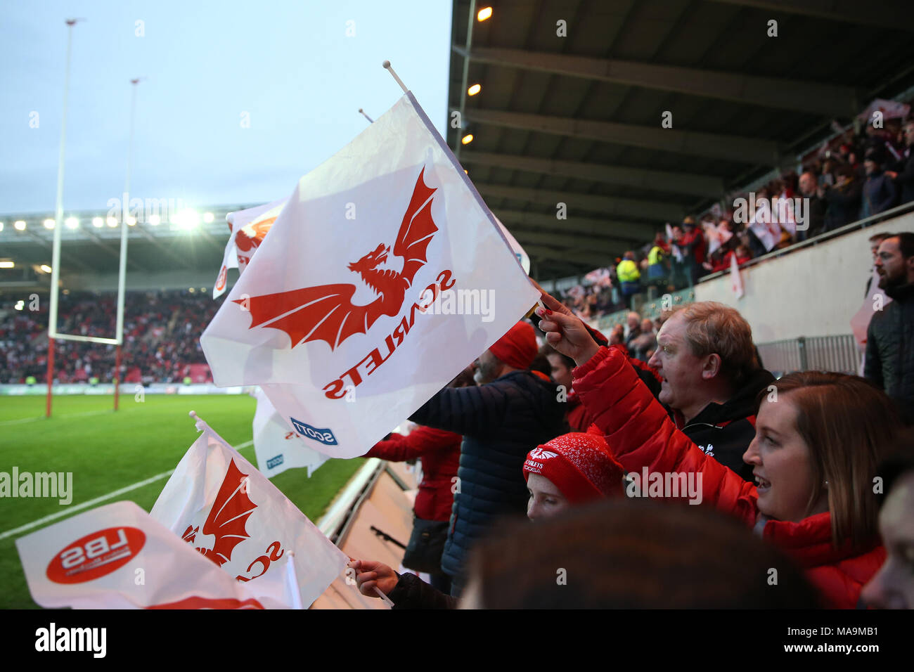 La rochelle rugby fans hi-res stock photography and images - Alamy
