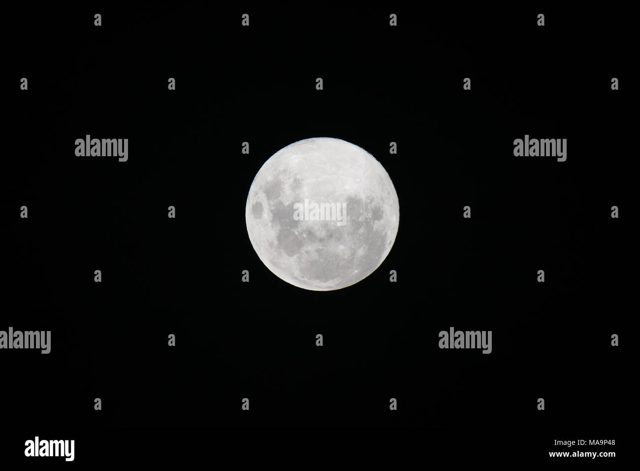 Sydney Australia 31 March 2018 A Blue Moon A Phrase Used To